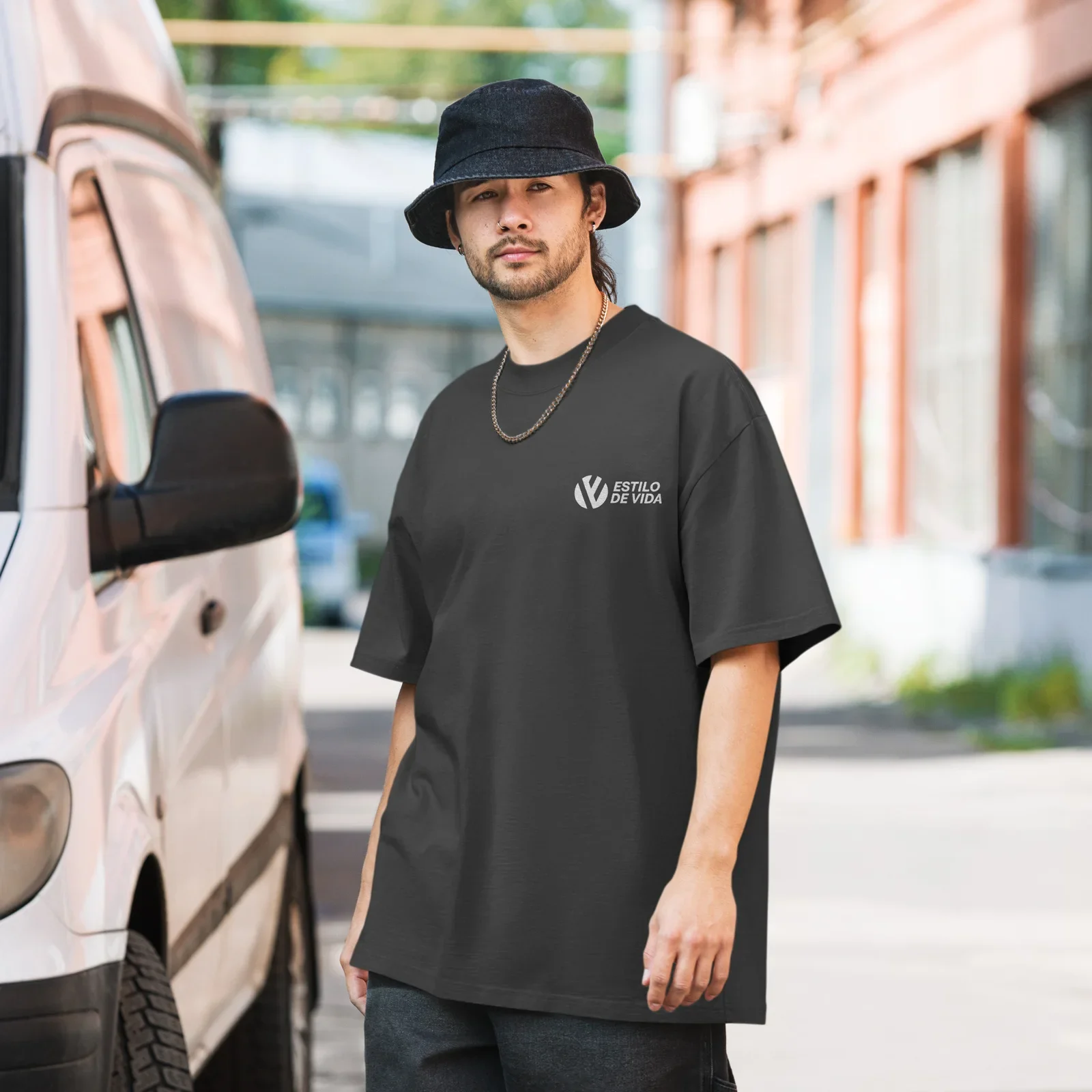 **Oversized faded t-shirt - Estilo de Vida**